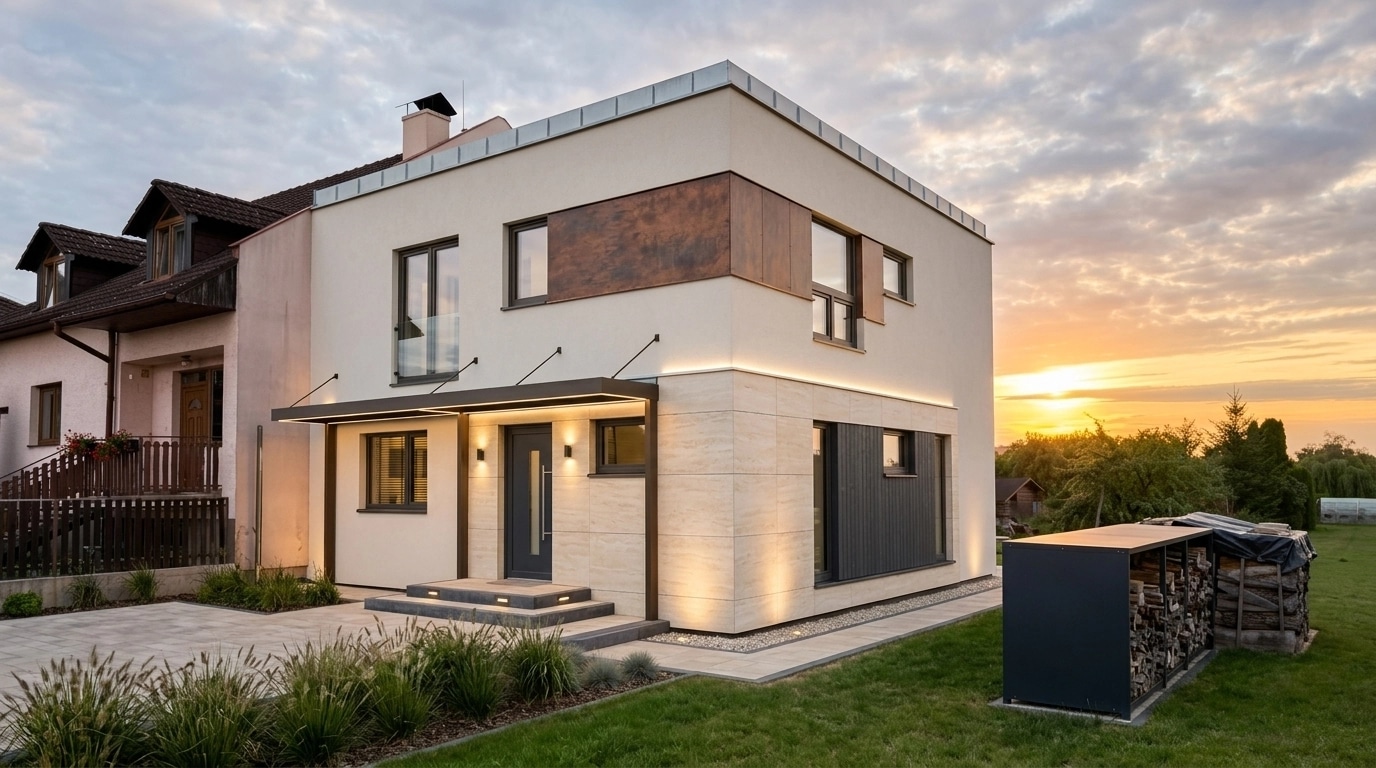 Contemporary Facade Facade design — facade photo by GenRoom AI