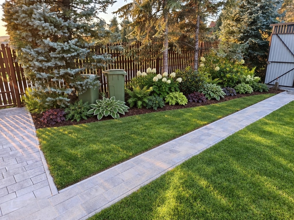 Landscape design in Eco Natural Garden style — Yard by GenRoom AI