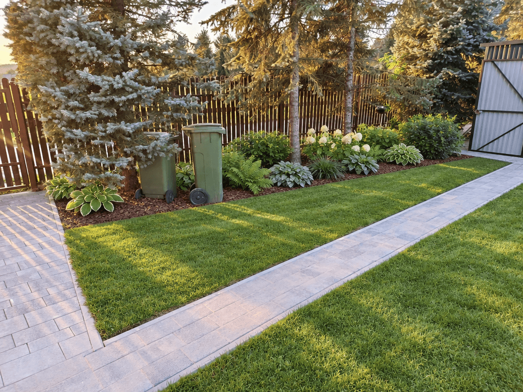 Landscape design in Contemporary Yard style — Yard by GenRoom AI