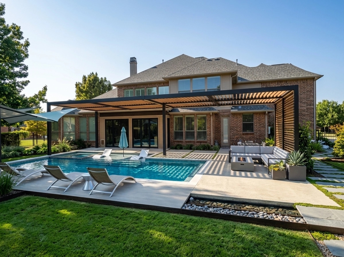 Landscape design in Contemporary Yard style — Yard by GenRoom AI