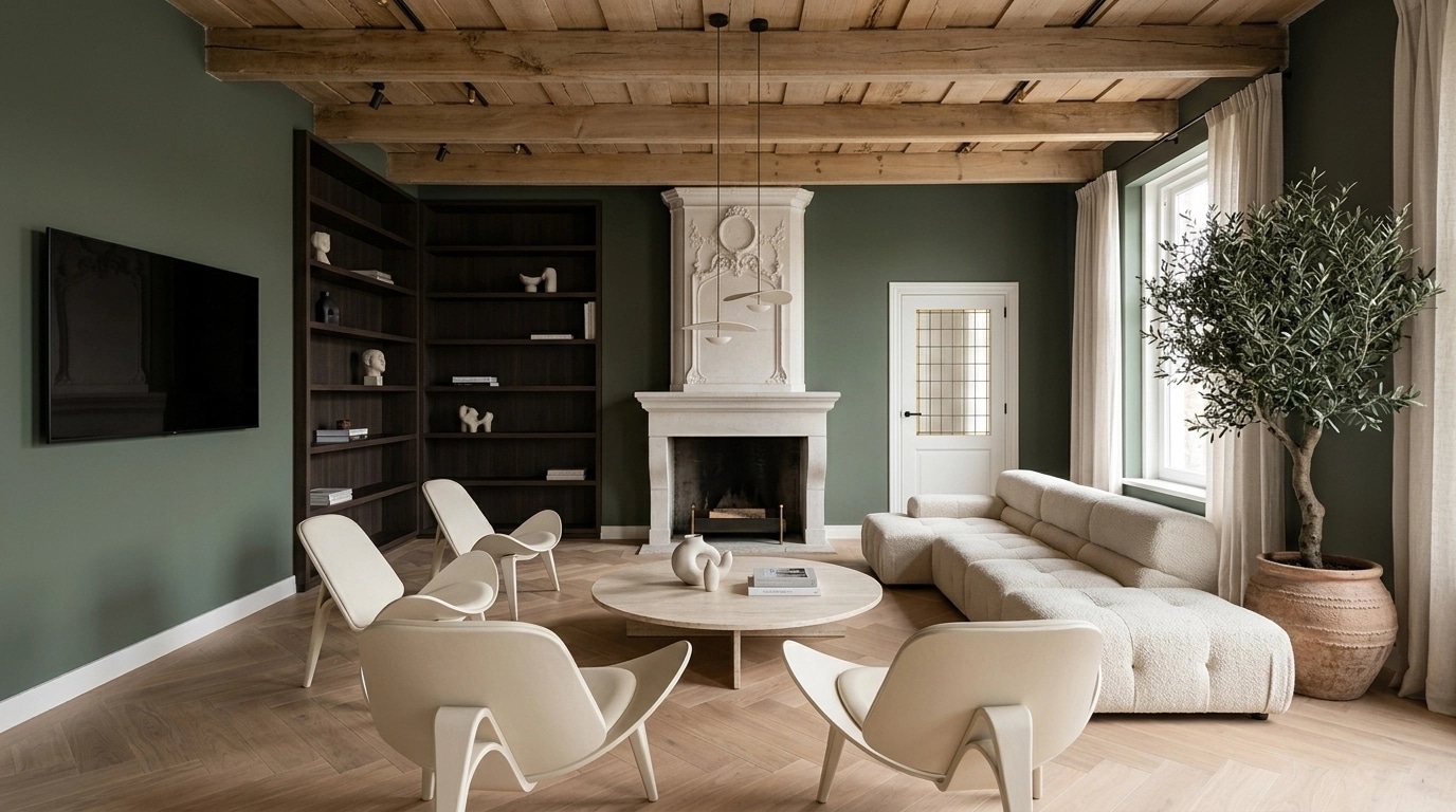 Minimalism Living Room design — interior photo by GenRoom AI