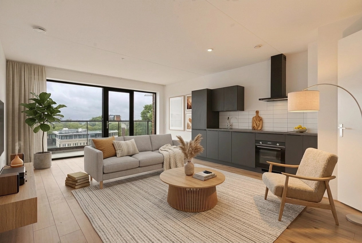 Scandinavian Living Room design — interior photo by GenRoom AI