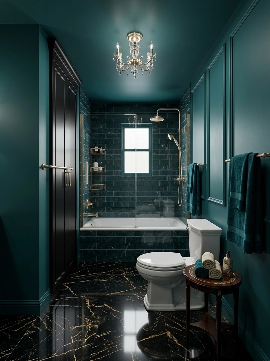 Bathroom interior in Classic style — photo by GenRoom AI