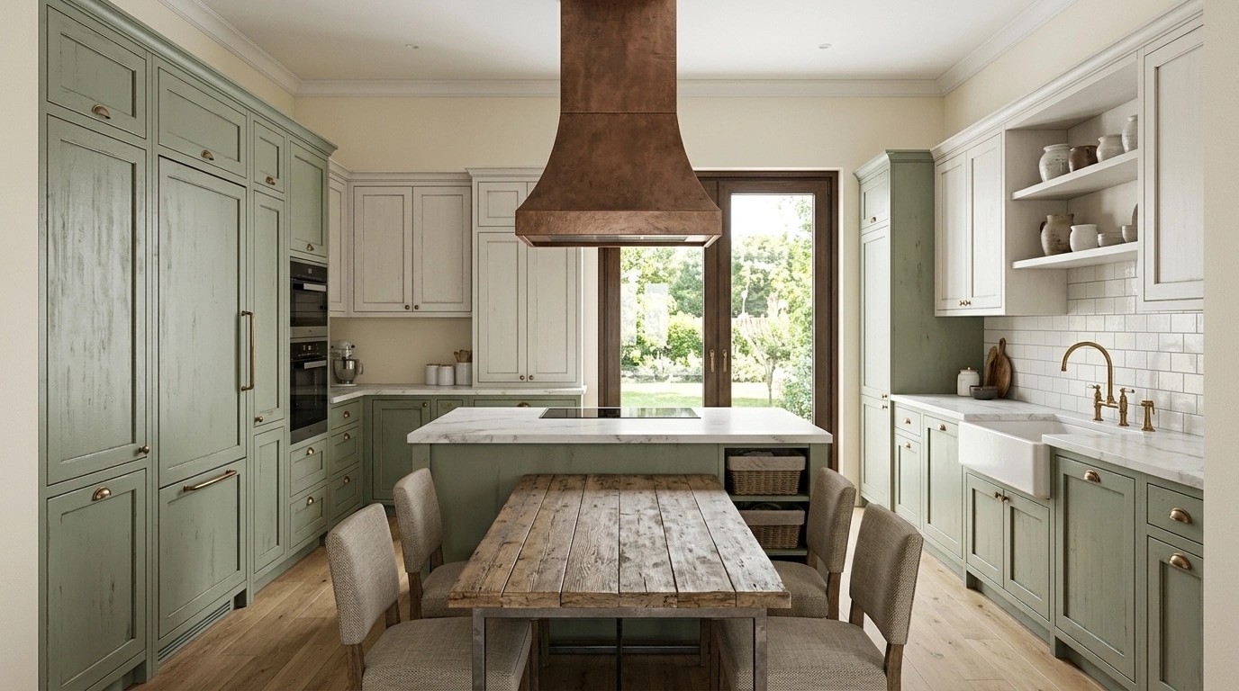 Modern Farmhouse Kitchen design — interior photo by GenRoom AI