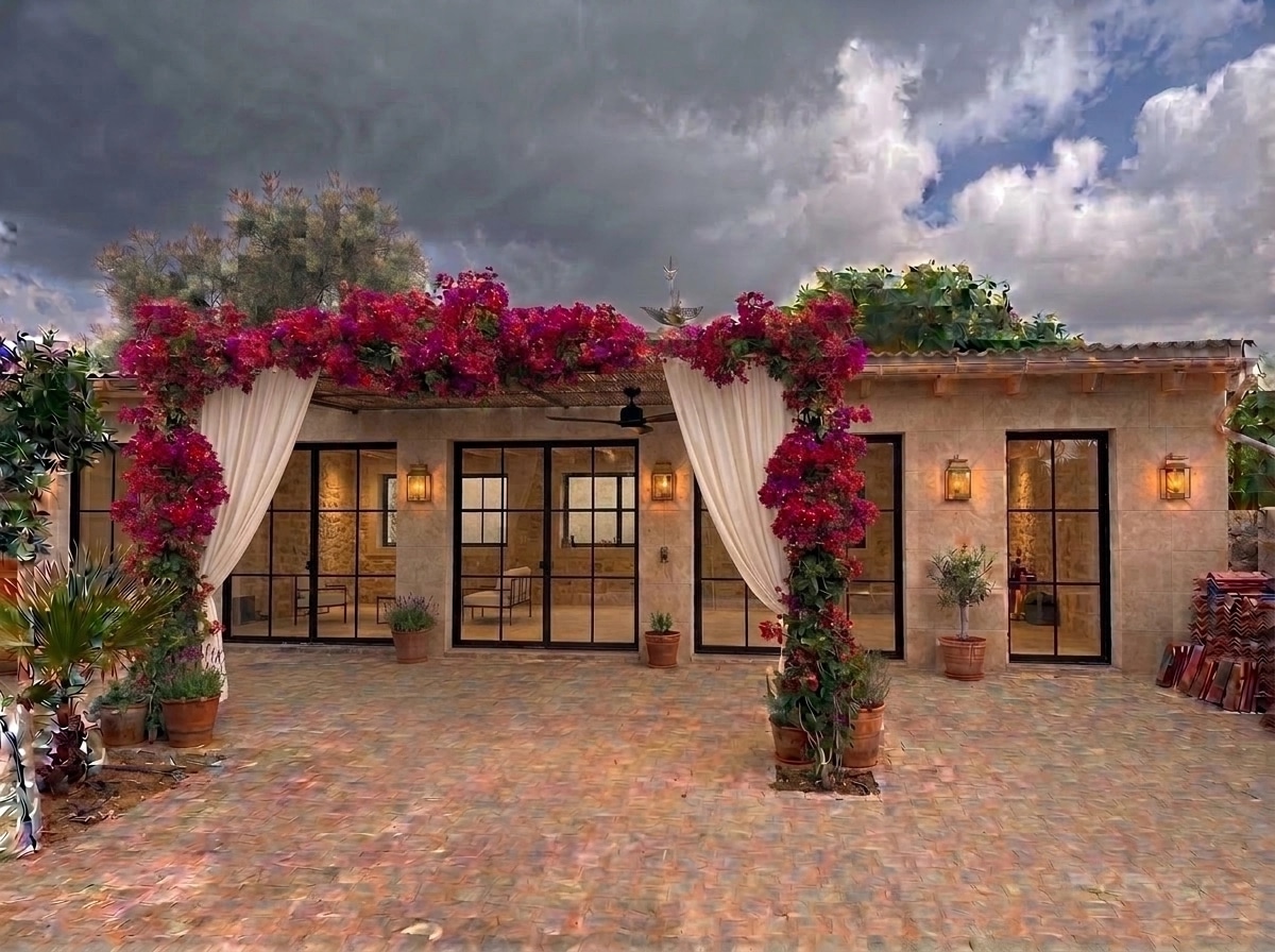 Facade design in Mediterranean Facade style — Facade by GenRoom AI