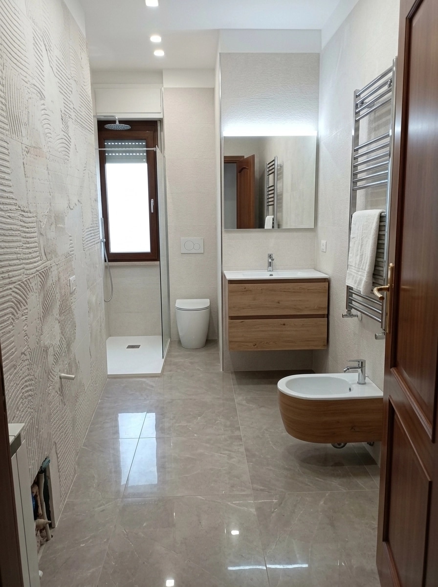 Bathroom interior in no_style style — photo by GenRoom AI