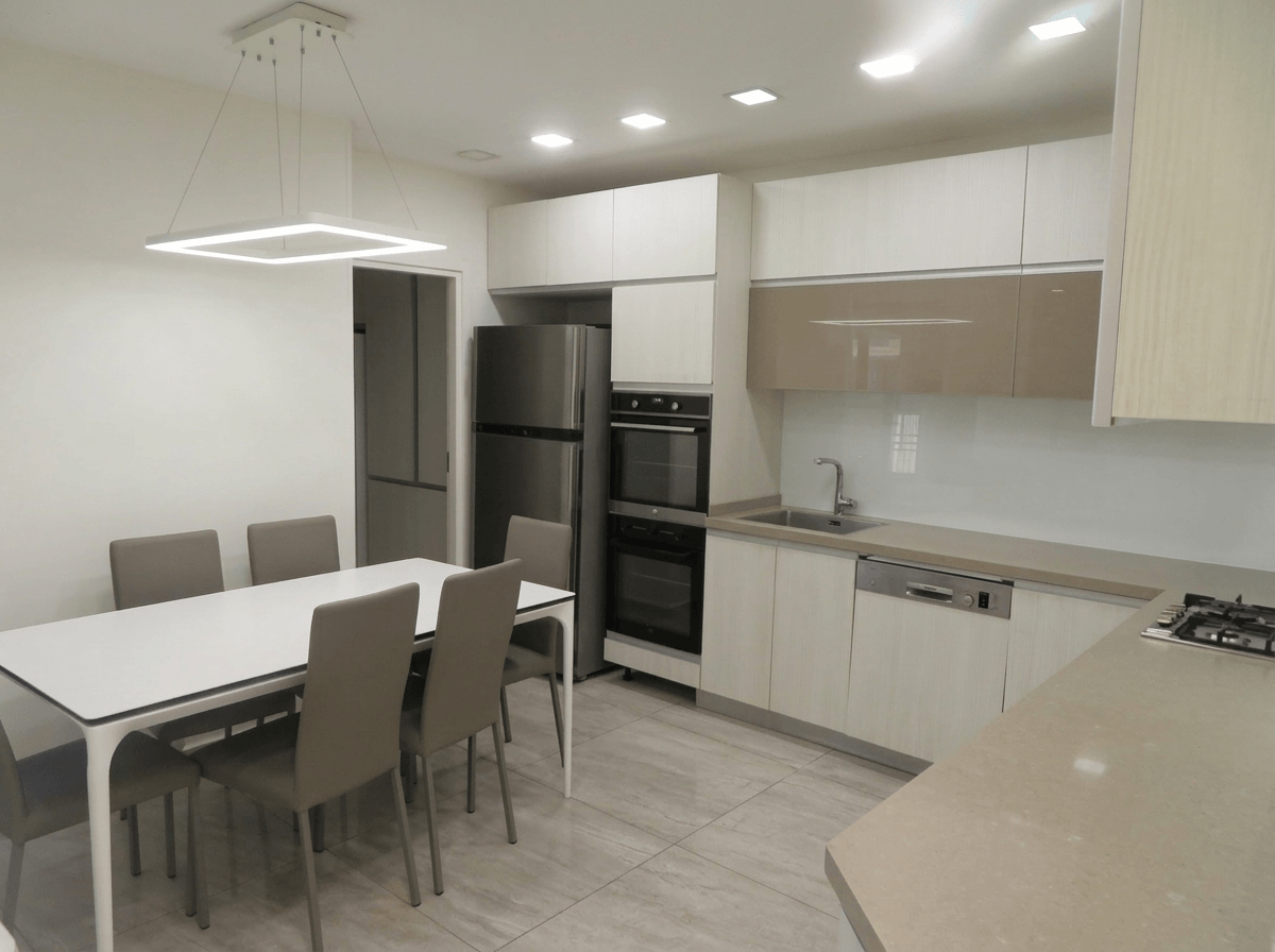 Kitchen interior in no_style style — photo by GenRoom AI