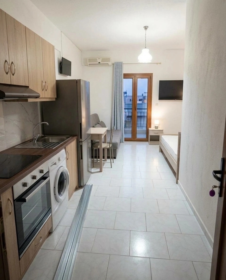 Kitchen interior in no_style style — photo by GenRoom AI