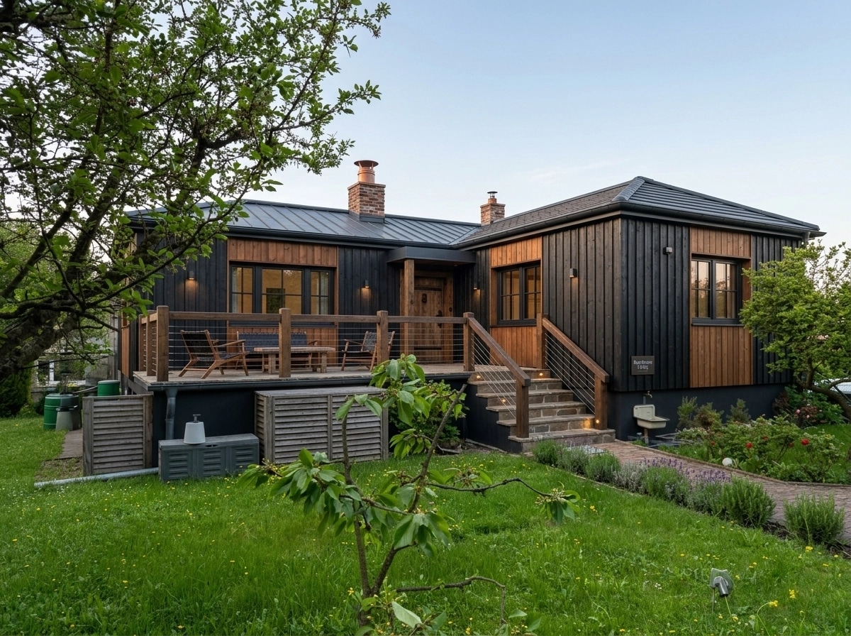 Facade design in Barnhouse Facade style — Facade by GenRoom AI