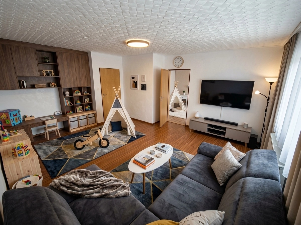 Interior design in Contemporary style — Living Room by GenRoom AI