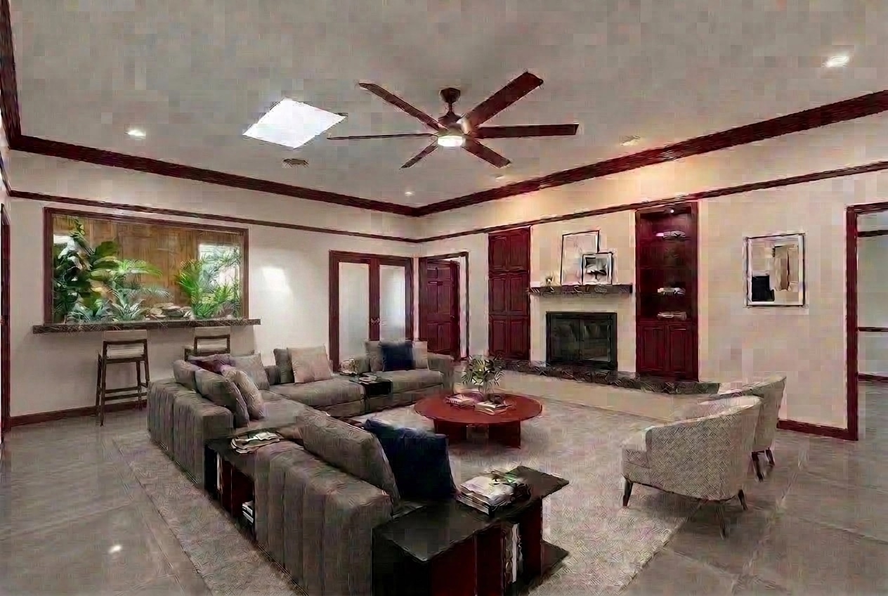 Interior design in Contemporary style — Living Room by GenRoom AI