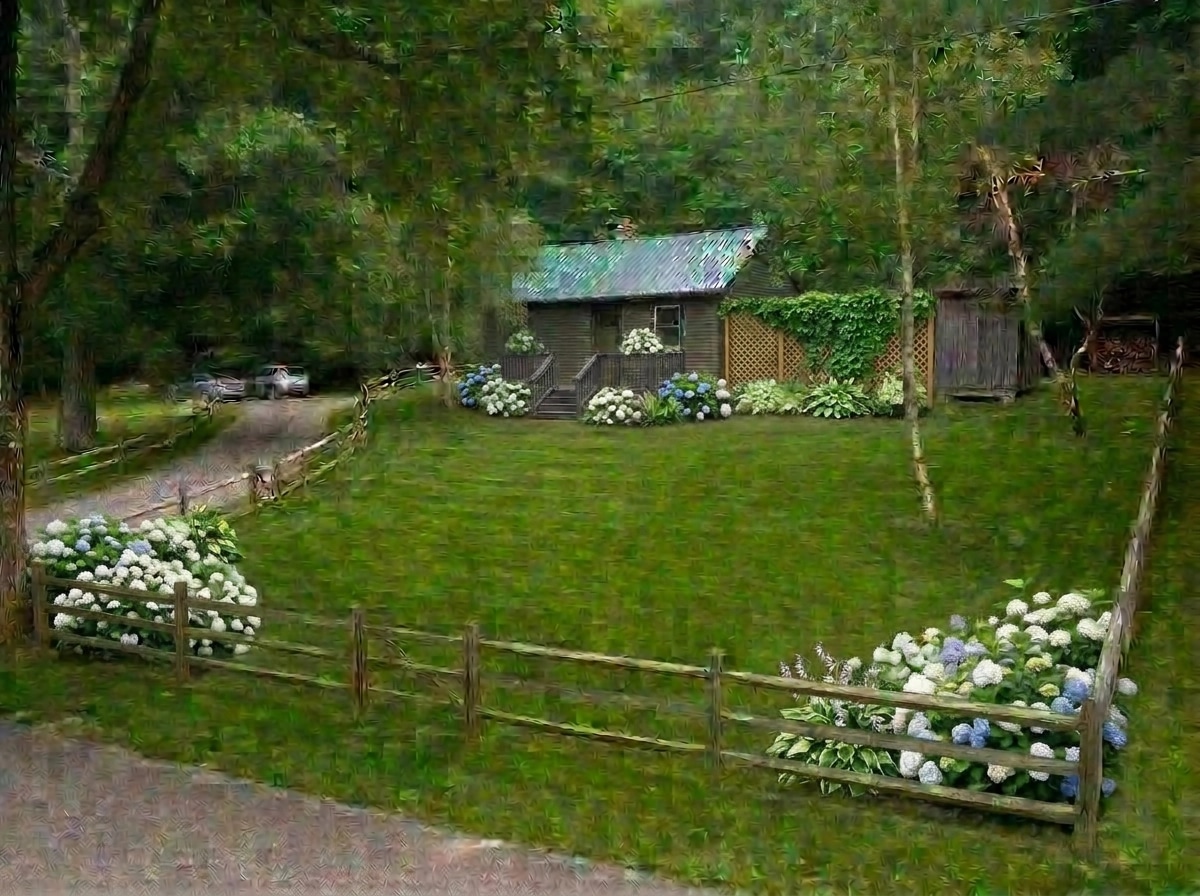 Landscape design in Scandinavian Garden style — Yard by GenRoom AI