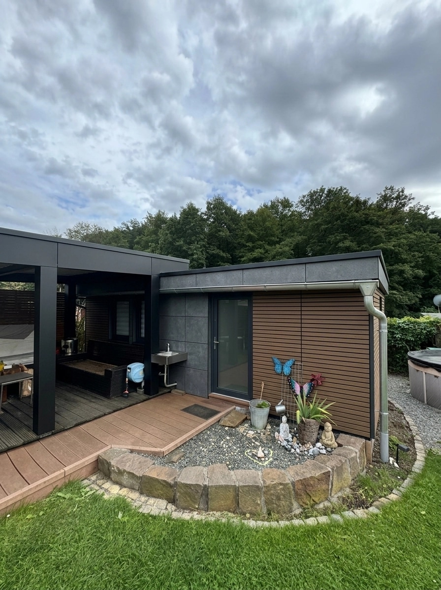 Facade design in German Modernist Facade style — Facade by GenRoom AI