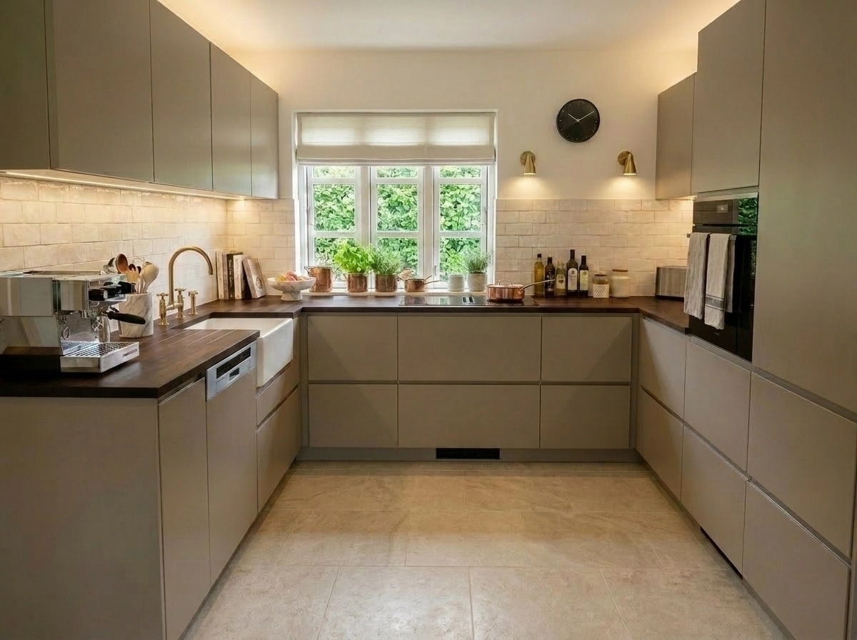 Interior design in Transitional style — Kitchen by GenRoom AI