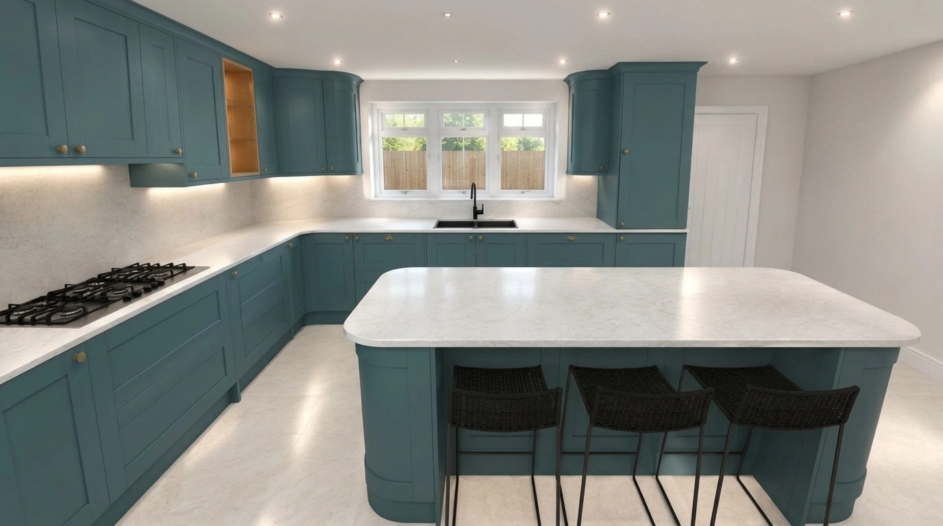 Kitchen interior in no_style style — photo by GenRoom AI