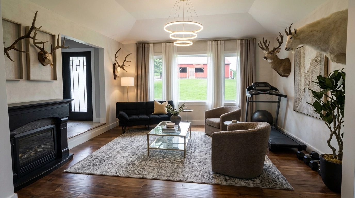 Interior design in Contemporary style — Living Room by GenRoom AI