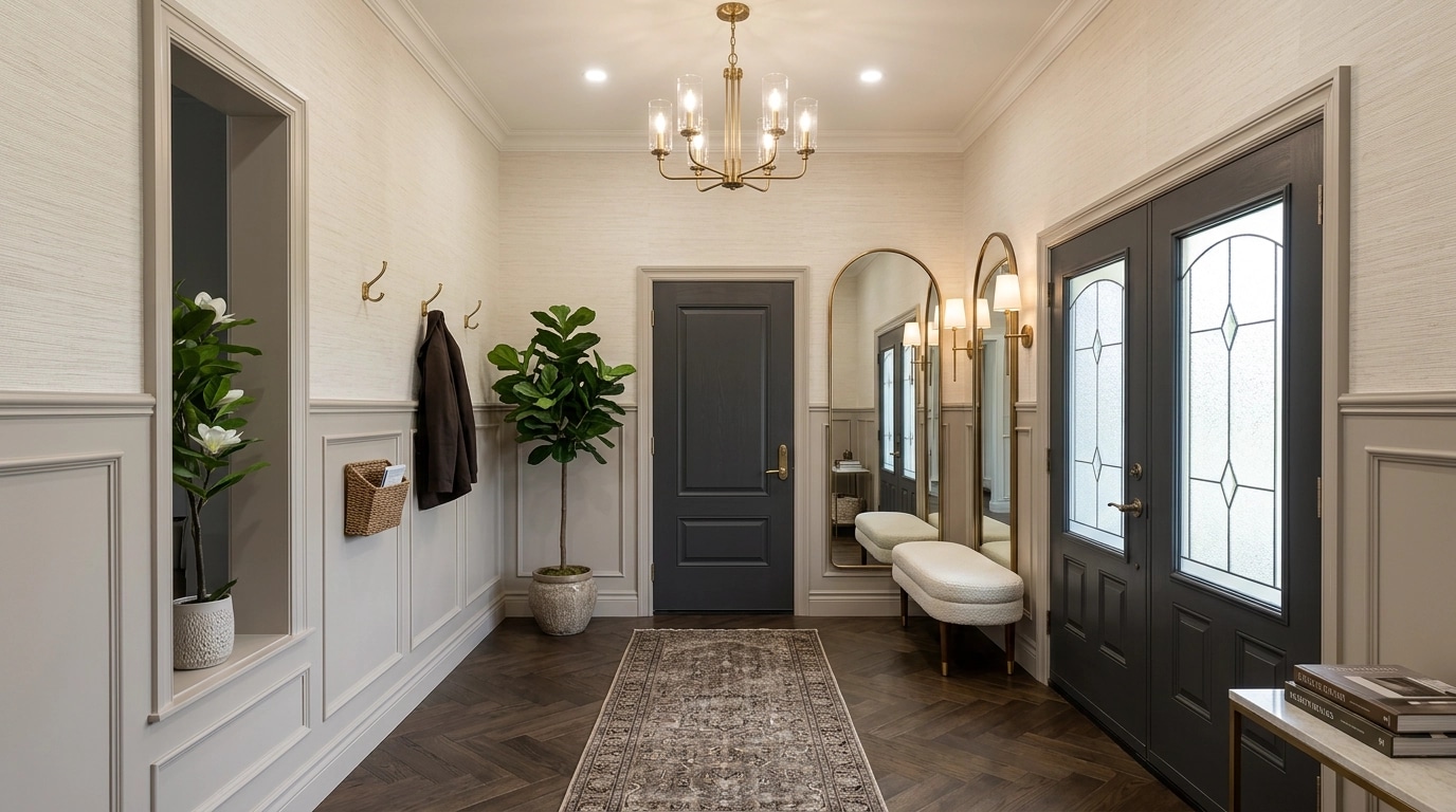 Interior design in Transitional style — Hallway by GenRoom AI