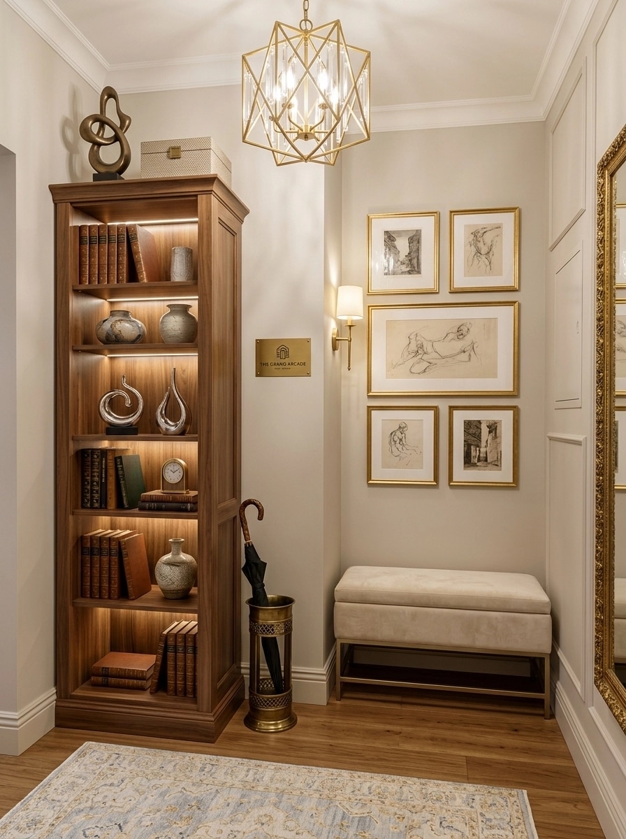 Interior design in Transitional style — lobby by GenRoom AI