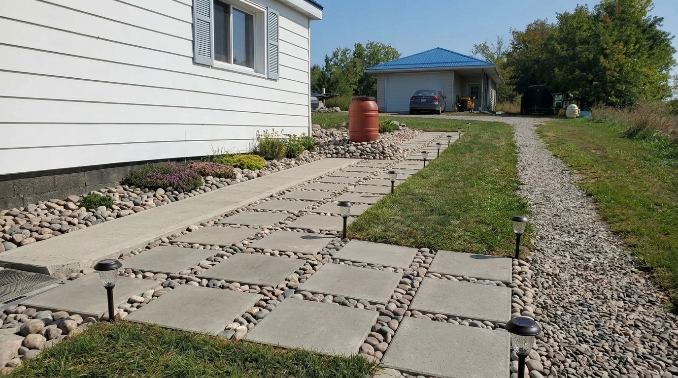 Yard design in no_style style — photo by GenRoom AI