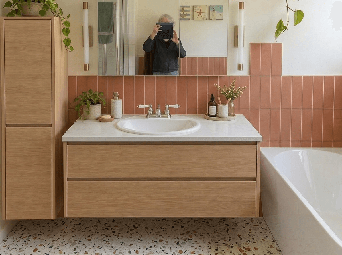 Bathroom interior in no_style style — photo by GenRoom AI