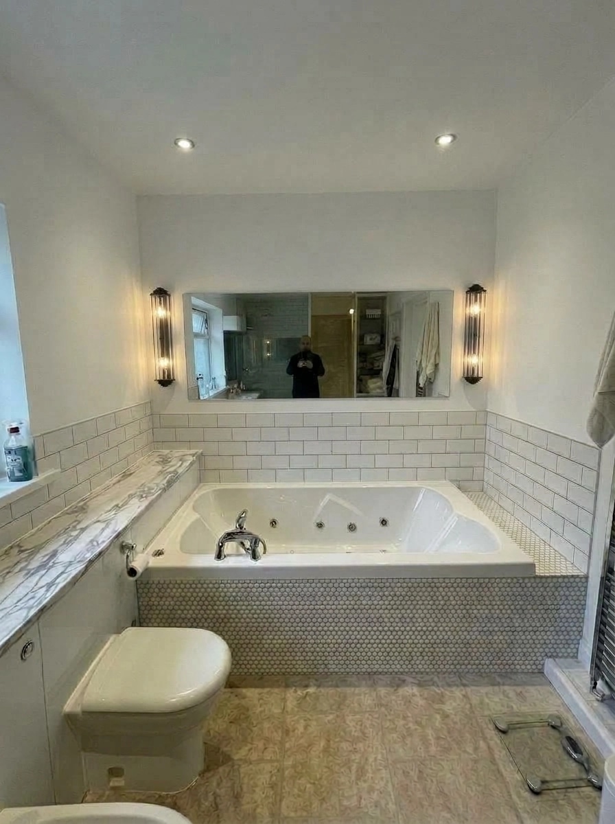 Bathroom interior in no_style style — photo by GenRoom AI