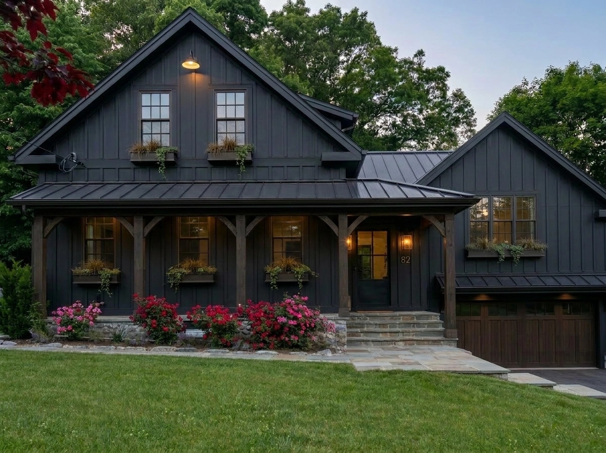 Facade design in Barnhouse Facade style — Facade by GenRoom AI
