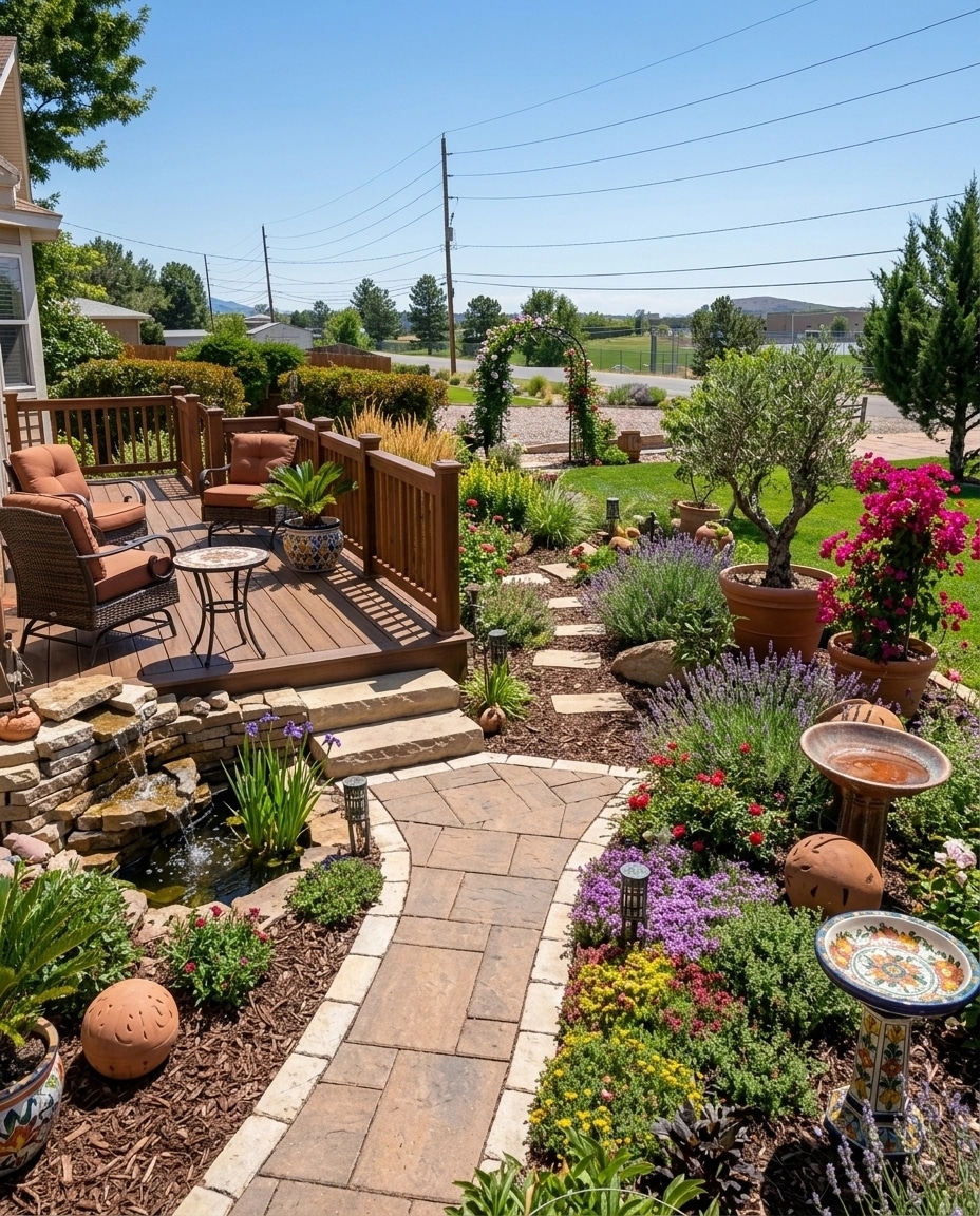 Mediterranean Yard Yard design — yard photo by GenRoom AI