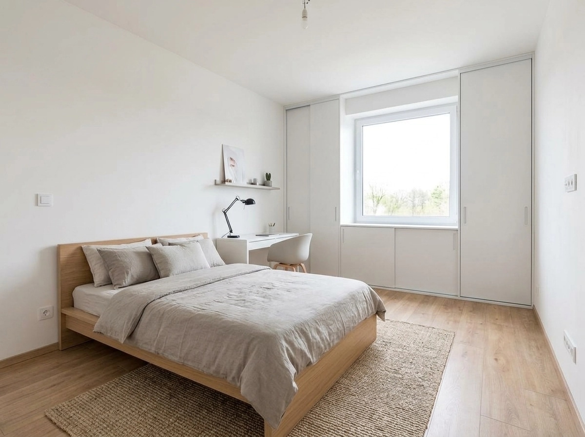 Minimalism Bedroom design — interior photo by GenRoom AI