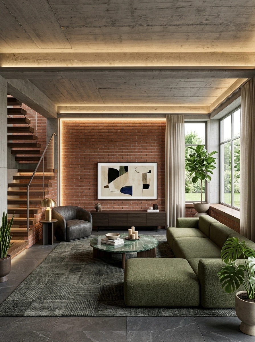 Interior design in Contemporary style — Living Room by GenRoom AI