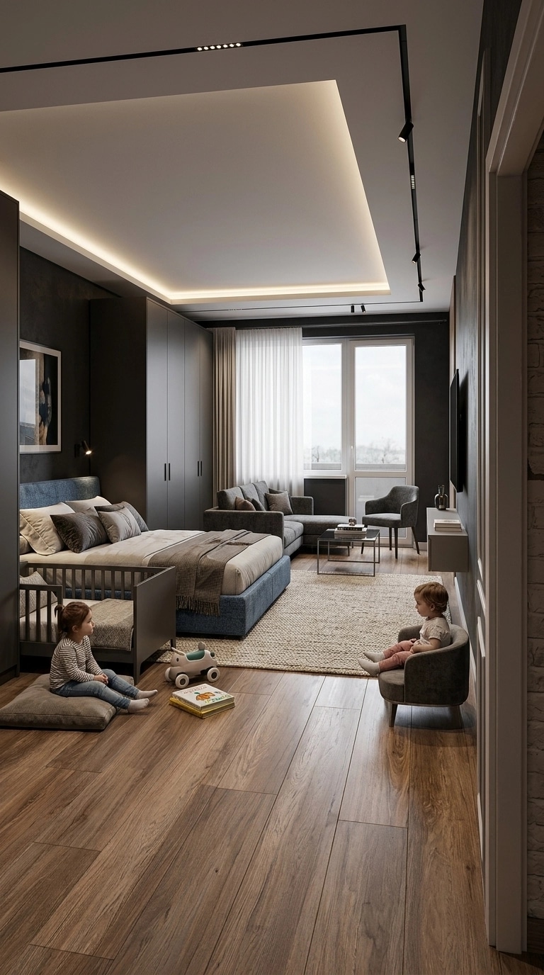 Interior design in Contemporary style — Living Room by GenRoom AI