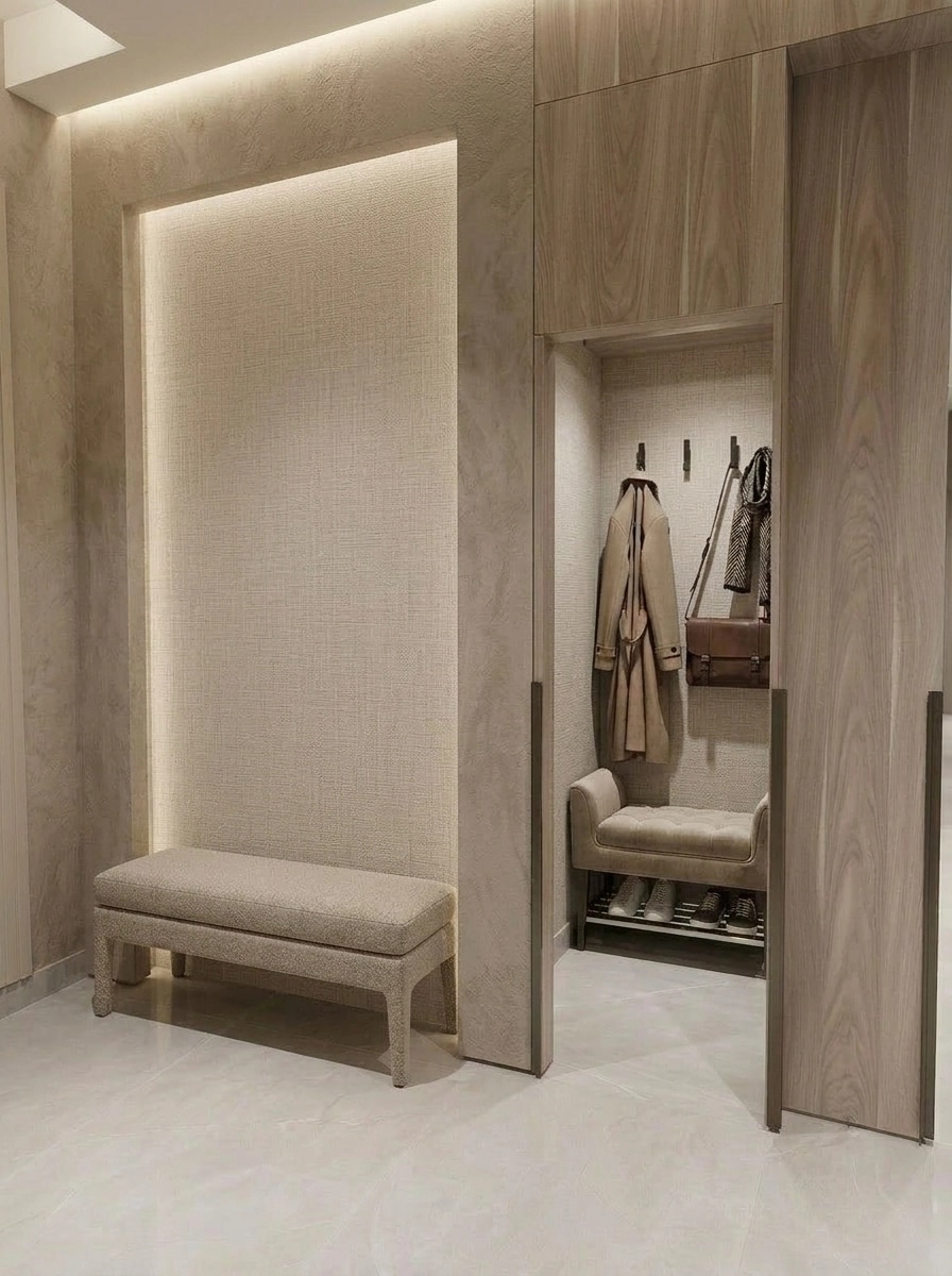 Interior design in Contemporary style — Hallway by GenRoom AI