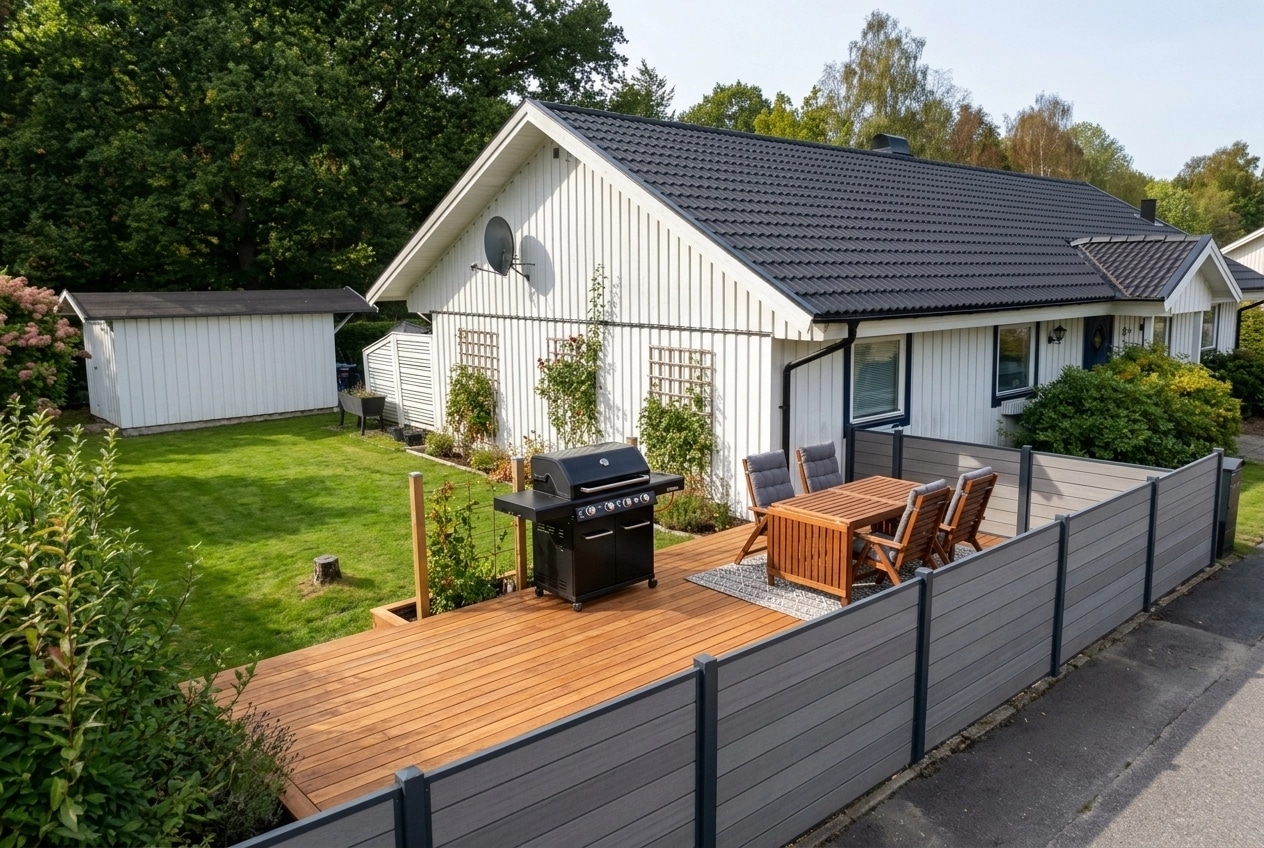 Yard design in no_style style — photo by GenRoom AI
