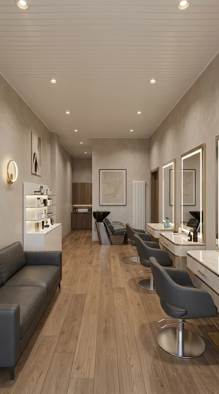 Interior design in Contemporary style — beauty_salon by GenRoom AI