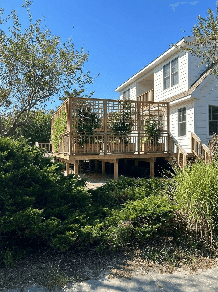 Yard design in Eco Natural Garden style — photo by GenRoom AI