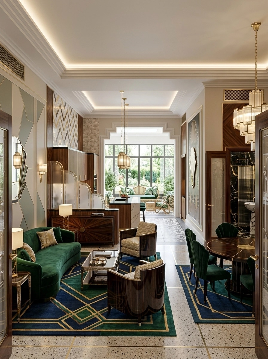 Interior design in Art Deco style — other by GenRoom AI