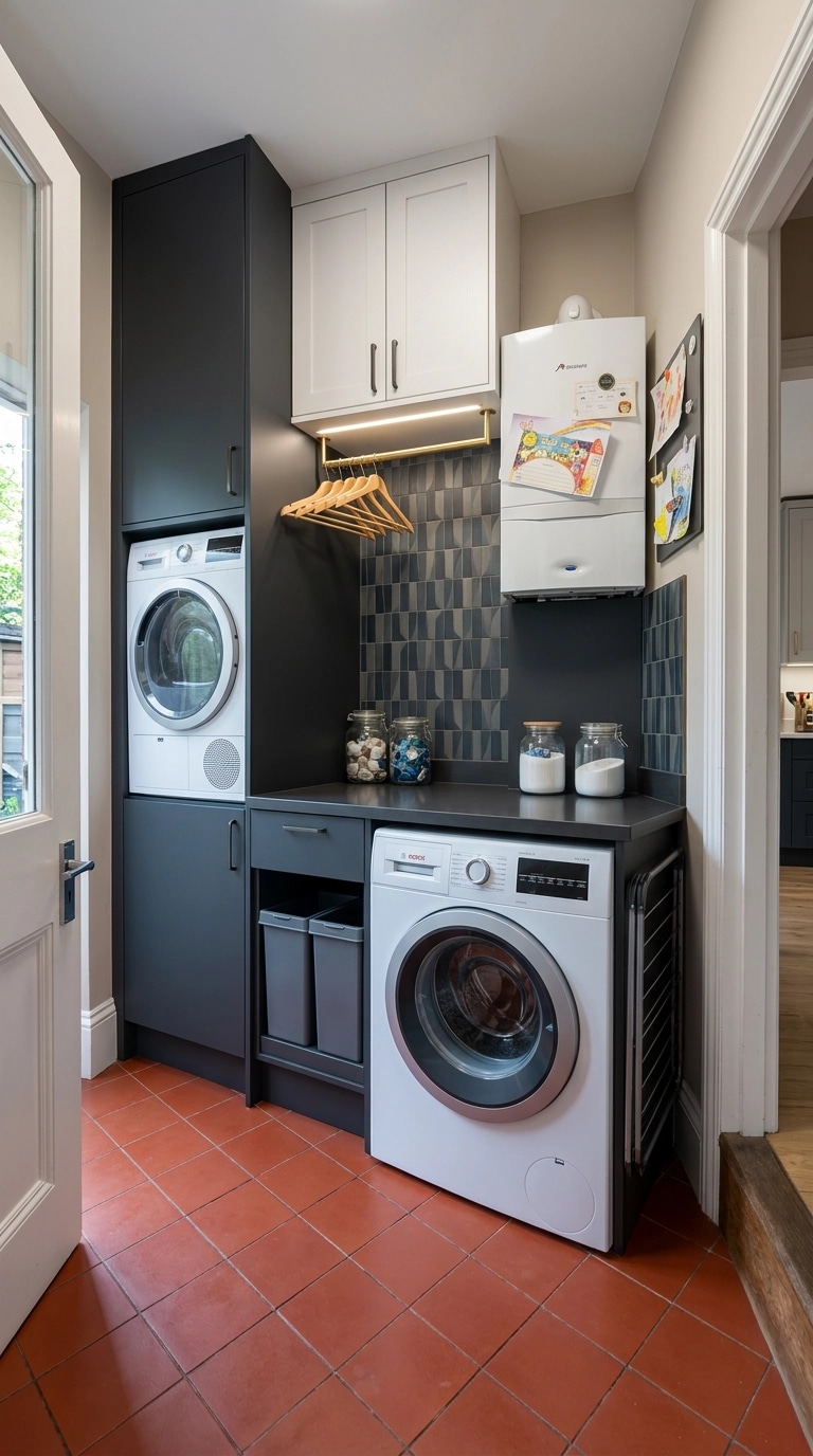 Interior design in Contemporary style — laundry by GenRoom AI