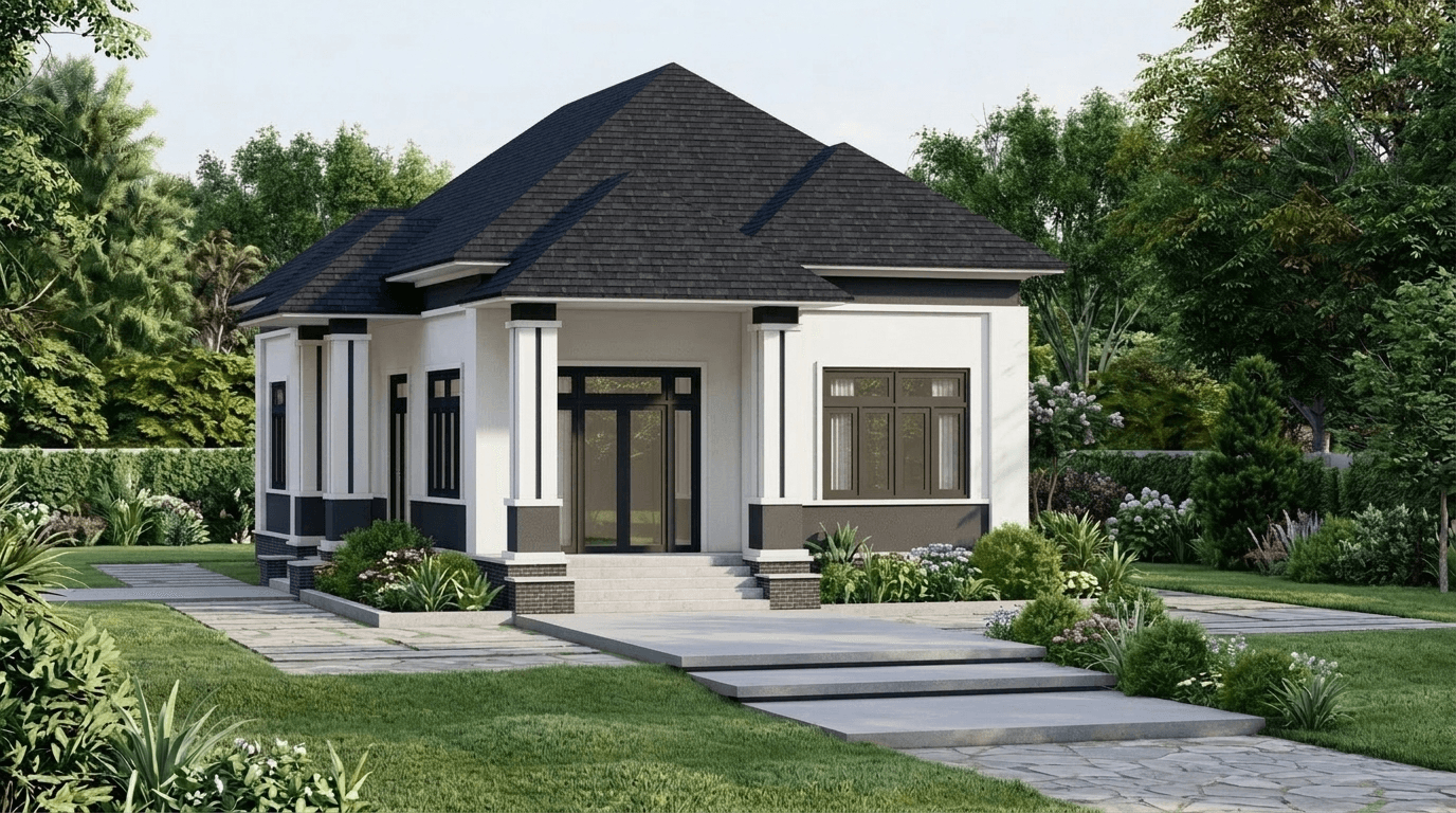 Facade design in Contemporary Facade style — Facade by GenRoom AI