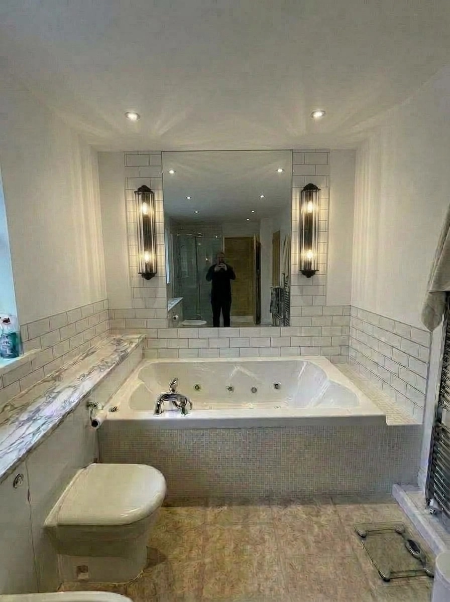 Bathroom interior in no_style style — photo by GenRoom AI