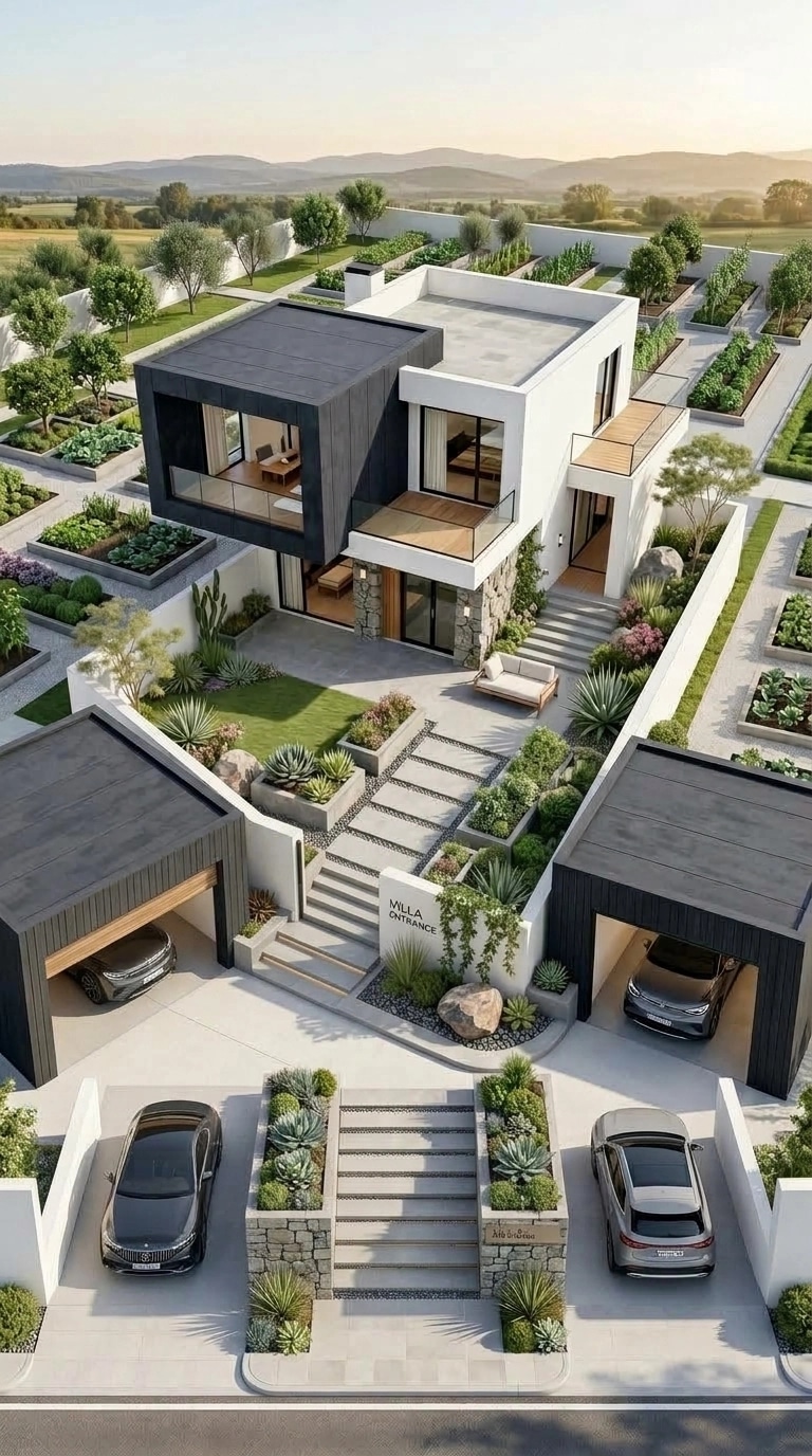Contemporary Facade Facade design — facade photo by GenRoom AI