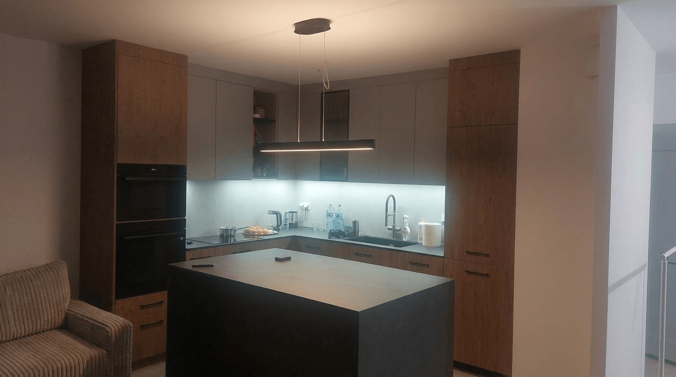 Kitchen interior in no_style style — photo by GenRoom AI