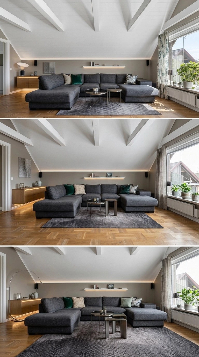 Interior design in Contemporary style — attic by GenRoom AI