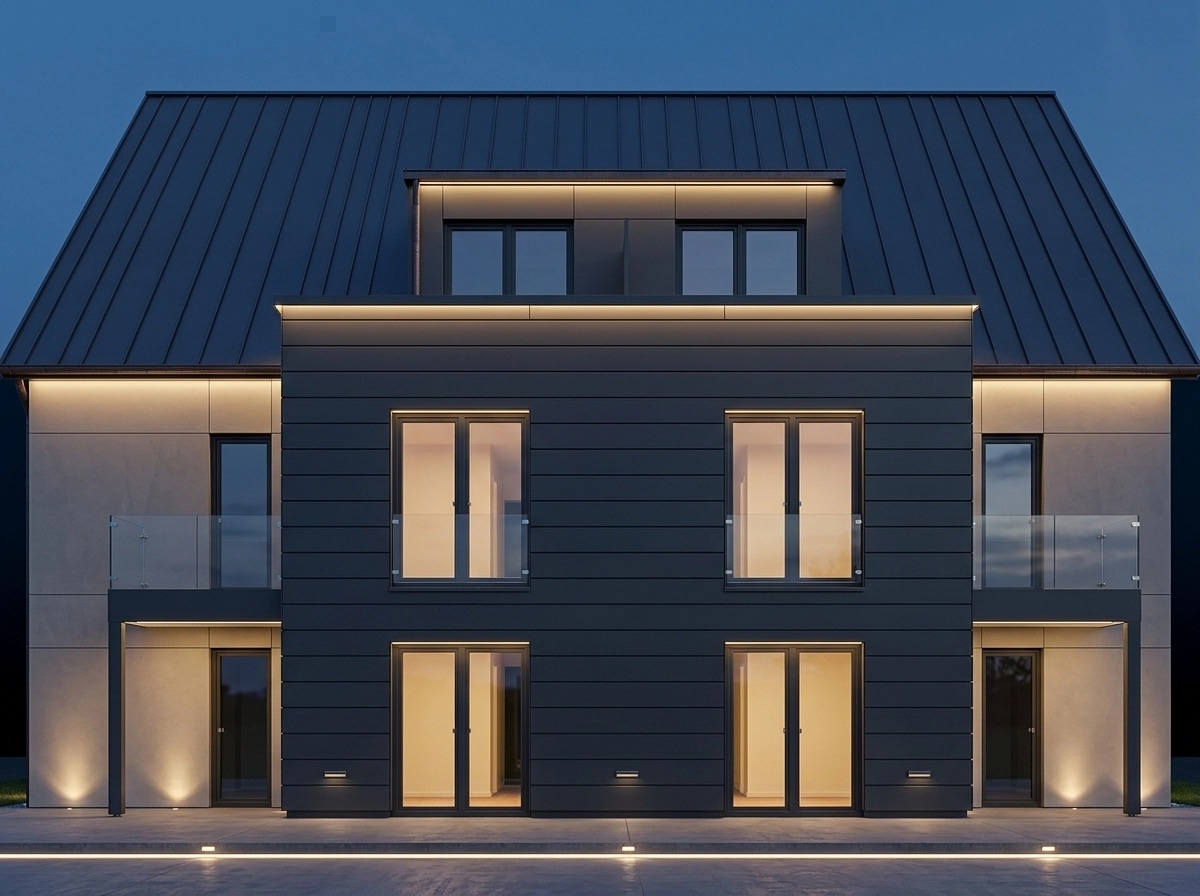 Facade design in German Modernist Facade style — Facade by GenRoom AI