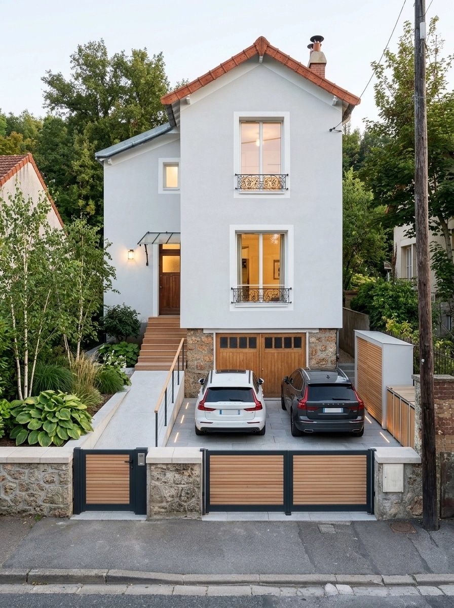 Scandinavian Facade Facade design — facade photo by GenRoom AI