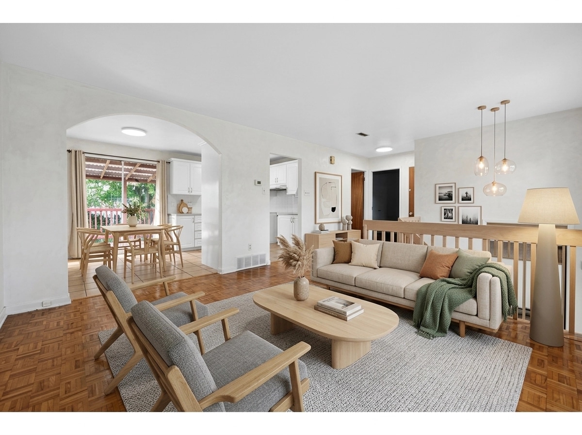 Scandinavian Living Room design — interior photo by GenRoom AI
