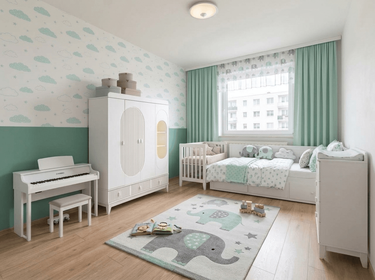 Kids Room interior in no_style style — photo by GenRoom AI