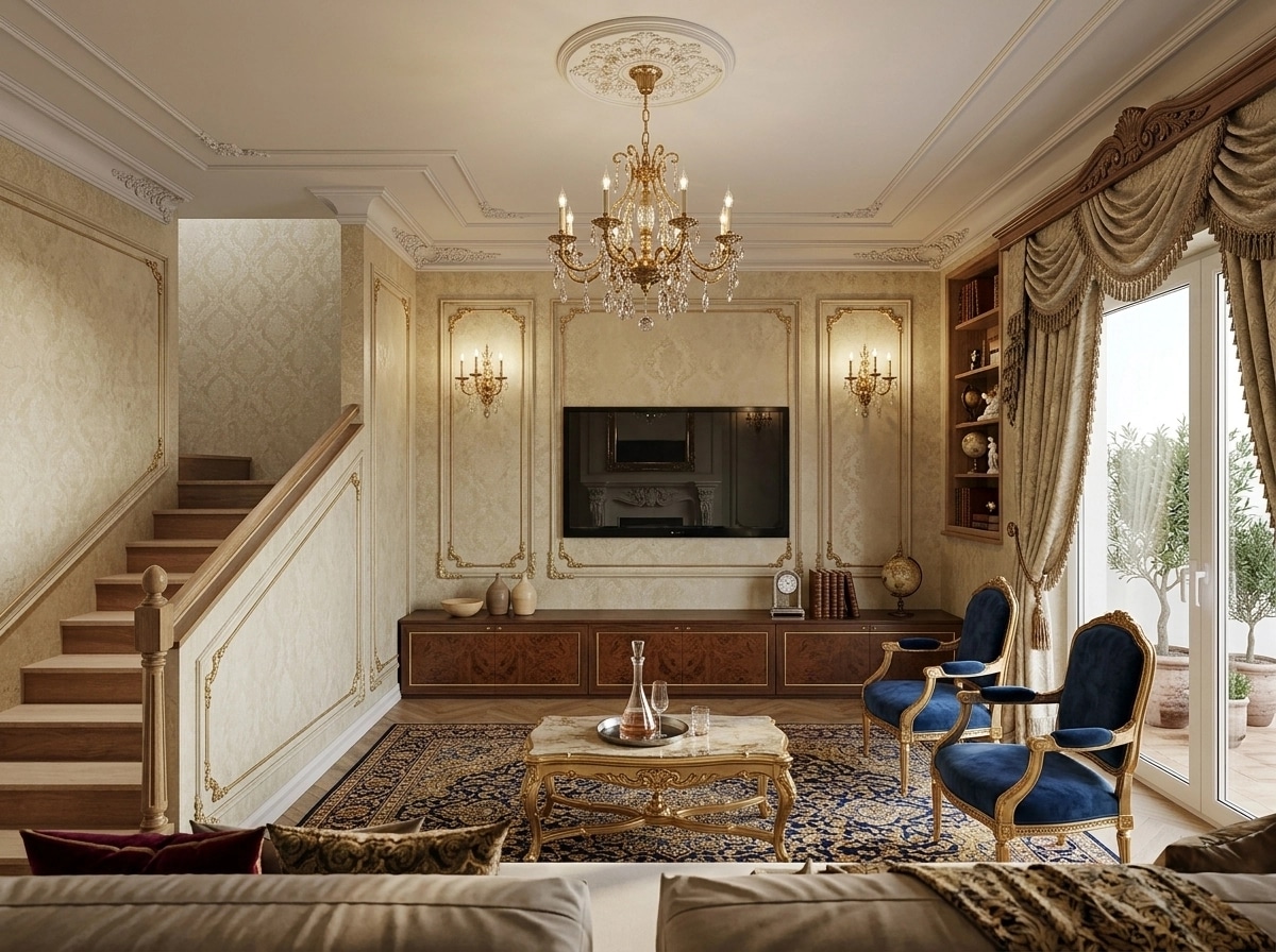 Interior design in Classic style — Living Room by GenRoom AI