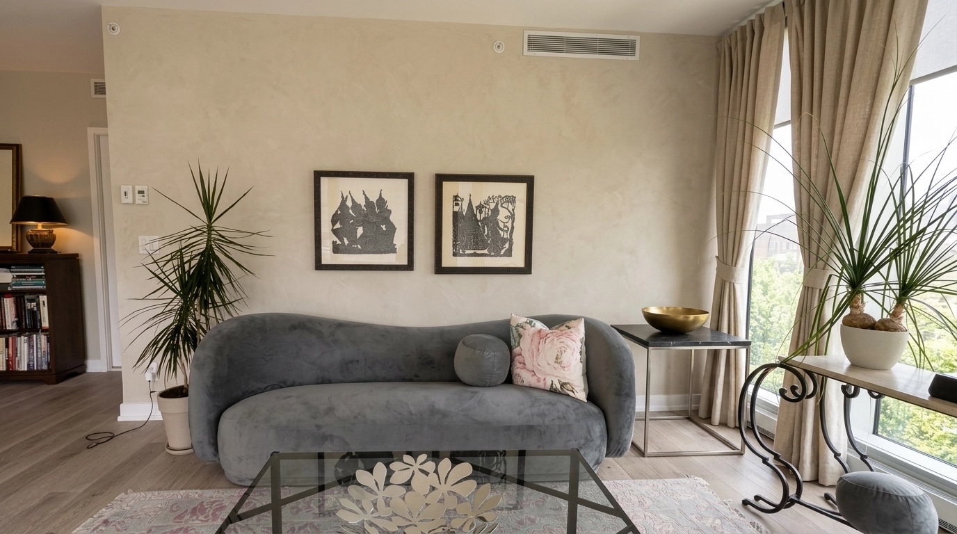 Interior design in Contemporary style — Living Room by GenRoom AI