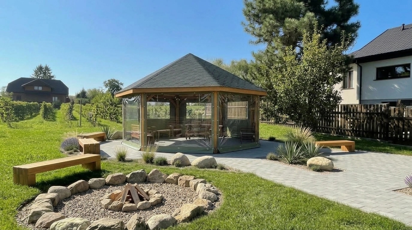 Landscape design in Minimalist Yard style — Yard by GenRoom AI
