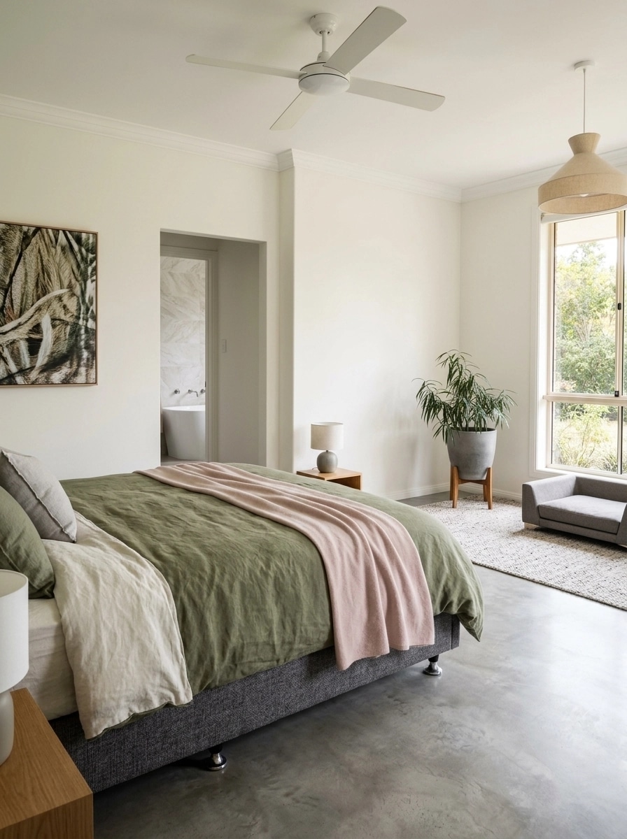 Contemporary Bedroom design — interior photo by GenRoom AI