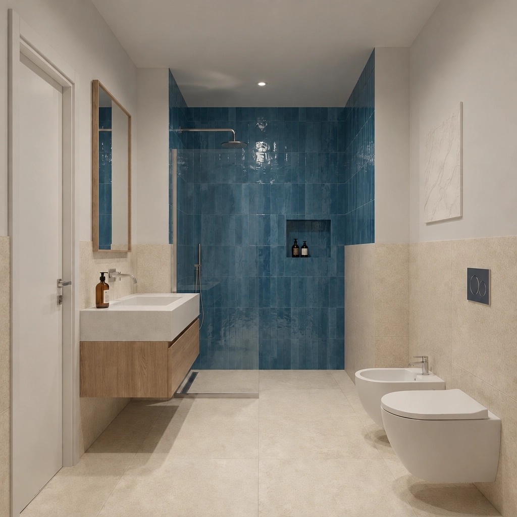 Interior design in Scandinavian style — Bathroom by GenRoom AI